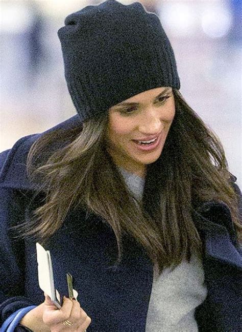 meghan markle burberry beanie|meghan markle hat.